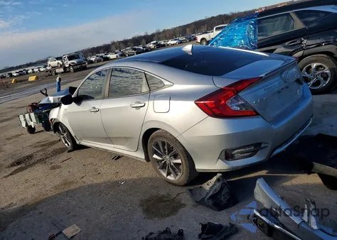 2020 Honda Civic Ex из США, поврежденный, VIN 19XFC1F36LE016532